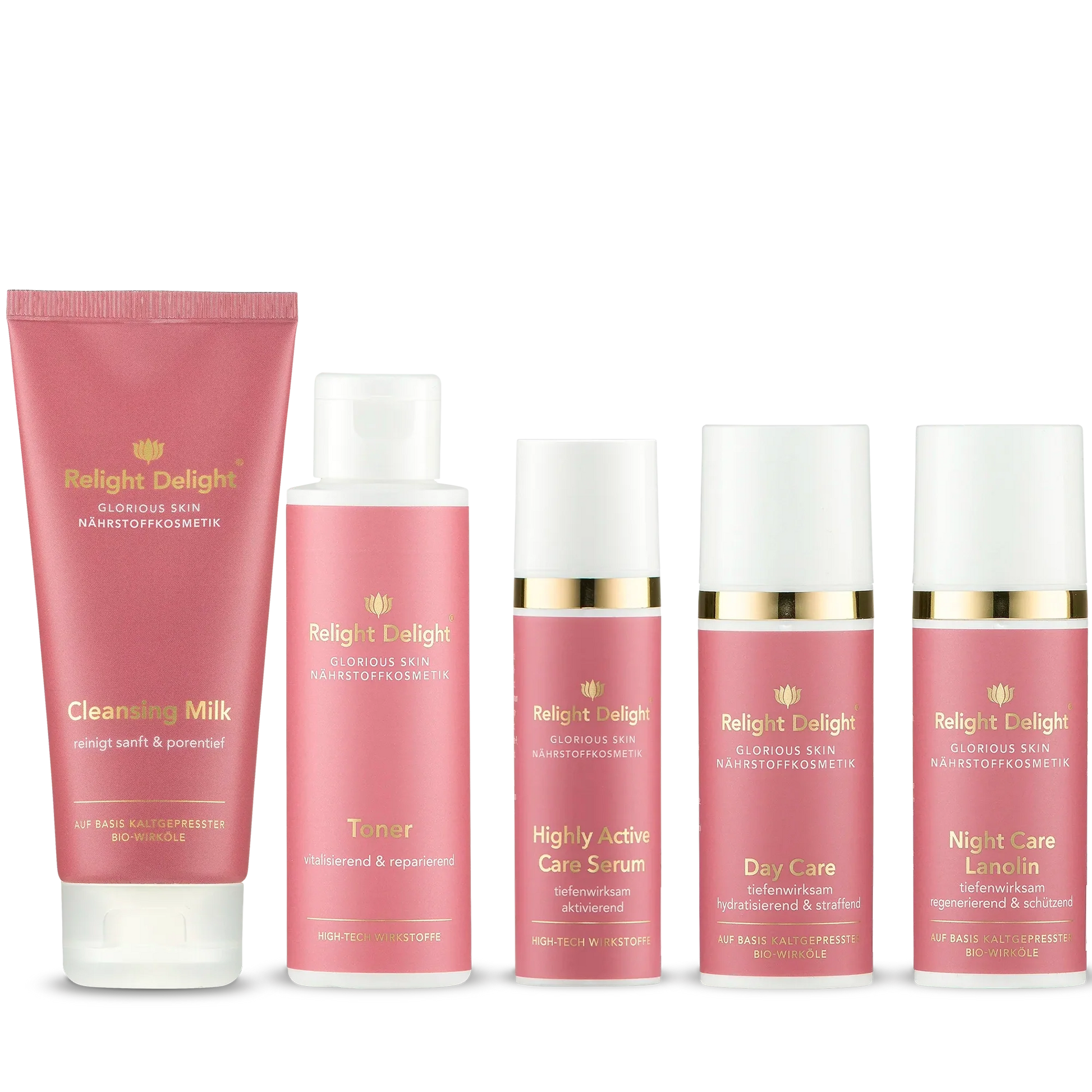 Glorious Skin Gesichtspflege-Set – Relight Delight Naturkosmetik