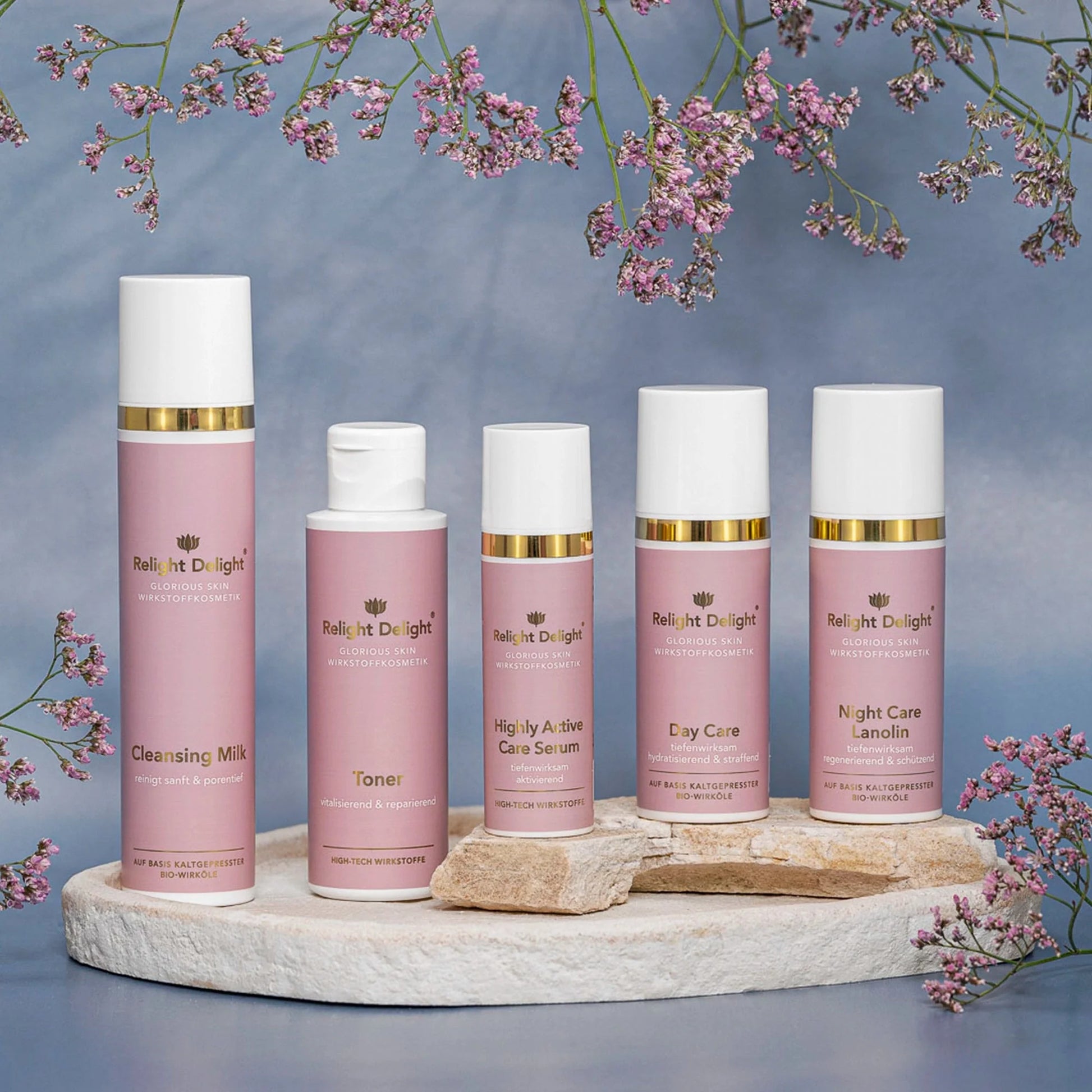 Glorious Skin Gesichtspflege-Set – Relight Delight Naturkosmetik