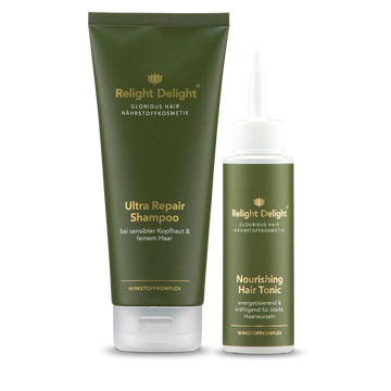 Glorious Hair Haarpflegeset Ultra Repair Duo, frei von Parfüm – Relight Delight Naturkosmetik