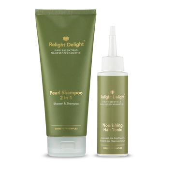 Hair Essentials Haarpflegeset Pearl Touch Duo – Relight Delight Naturkosmetik
