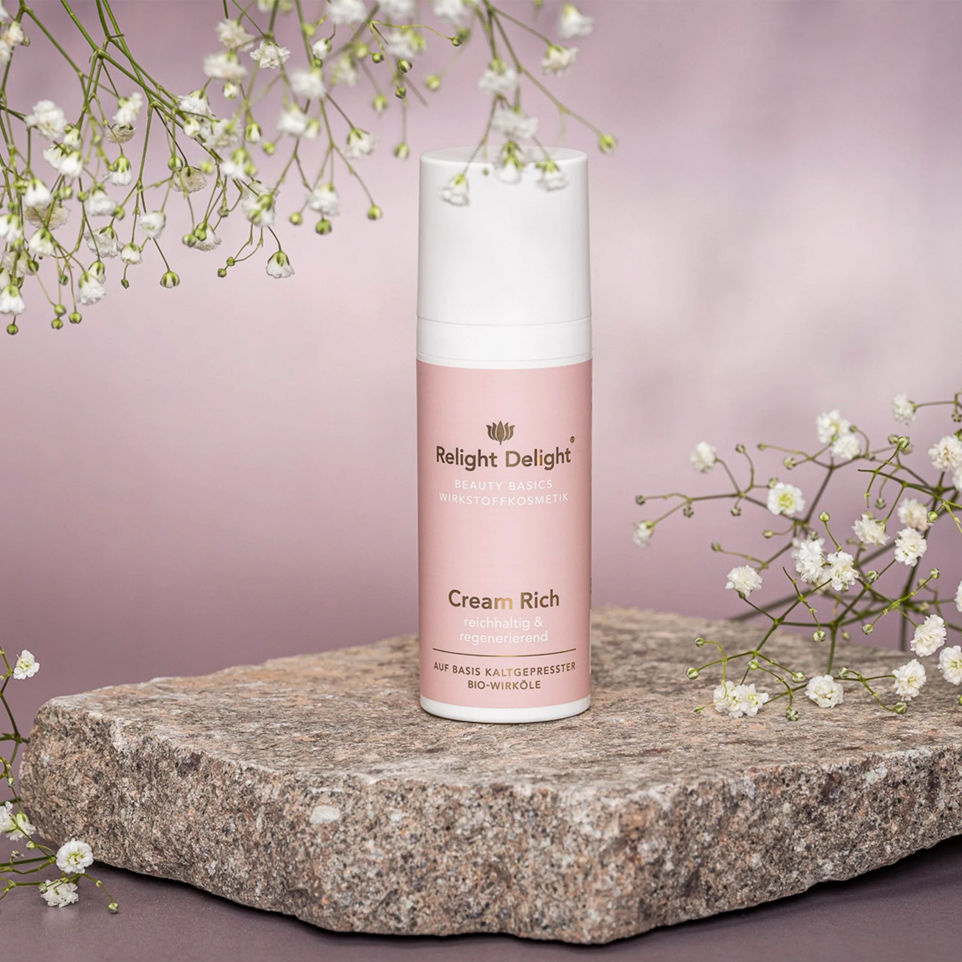 Beauty Basics Cream Rich, frei von Parfüm, 50ml – Relight Delight Naturkosmetik
