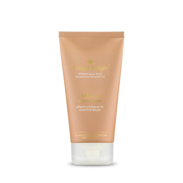 Essentials Plus Mineral Sunscreen, frei von Parfüm, 150ml – Relight Delight Naturkosmetik